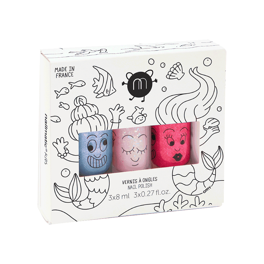 Nailmatic Set of 3 nail polishes (Available in 3 styles)