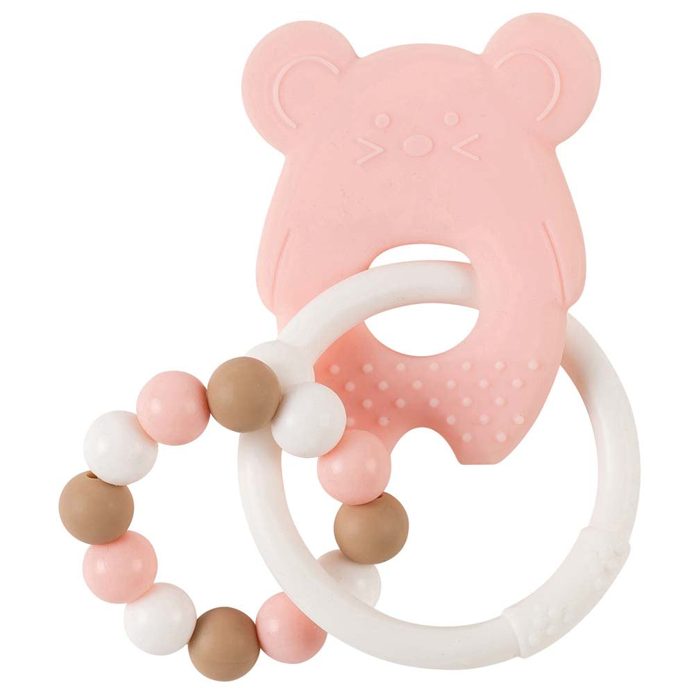 Nattou Silicon teething ring (Available in 2 styles)