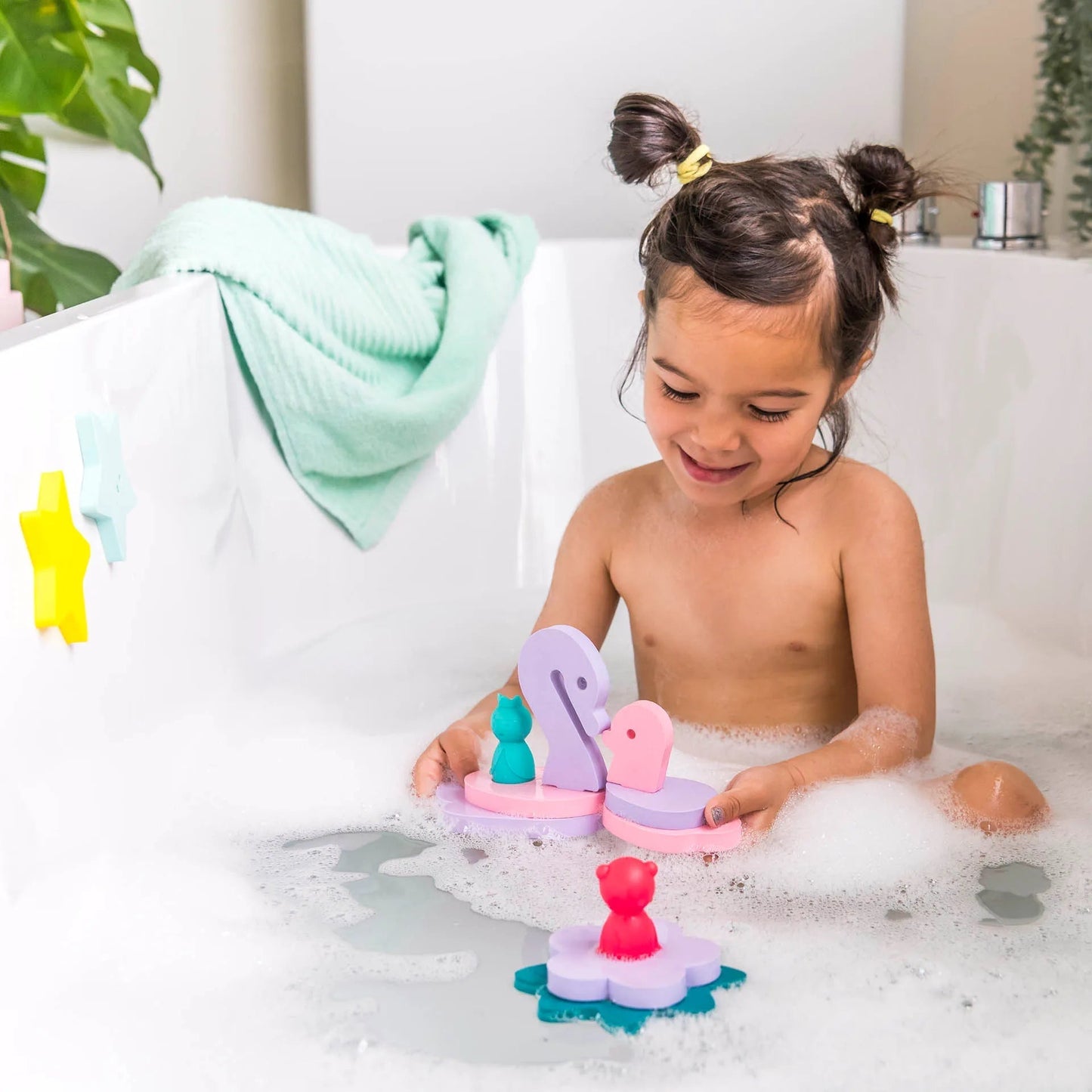 Quutopia Bath Toy - Friends Fairy Pond Puzzle