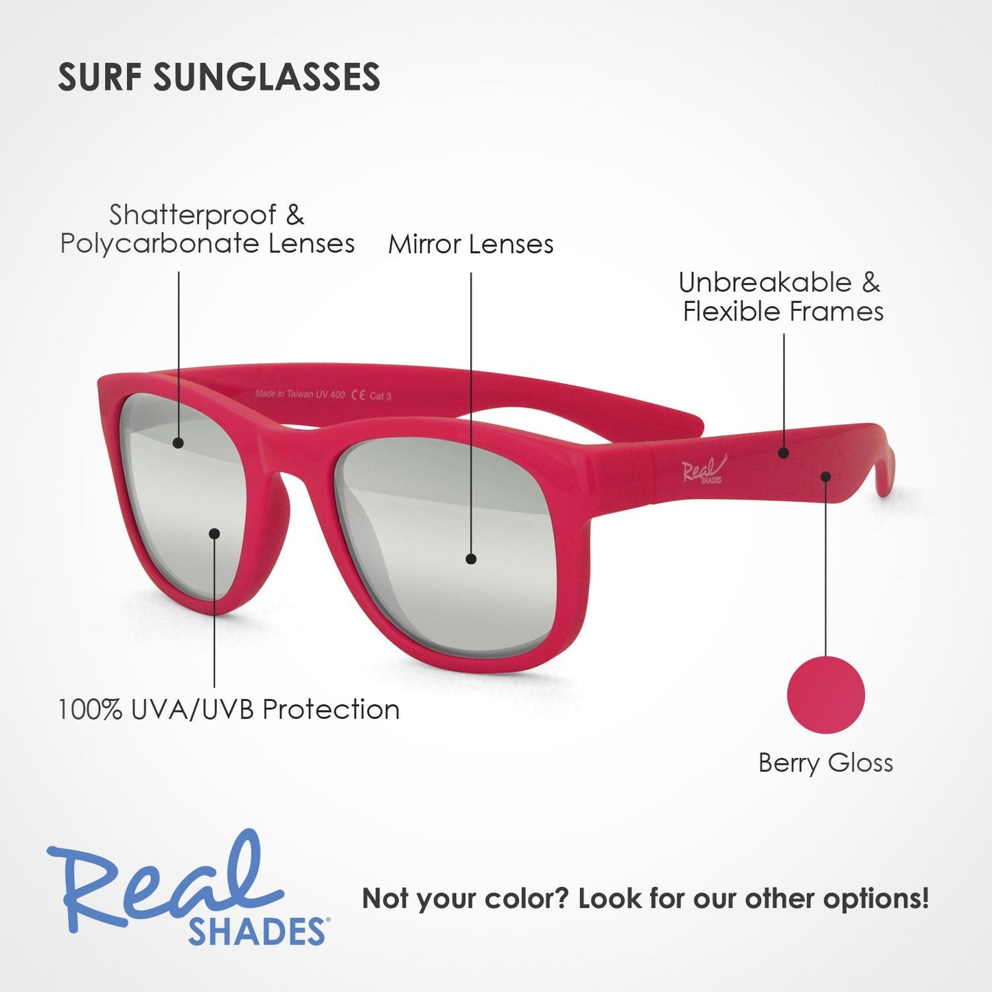 Real Shades Surf sunglasses - Berry Gloss