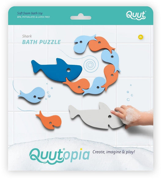 Quutopia Bath Toy - Sharks Puzzle