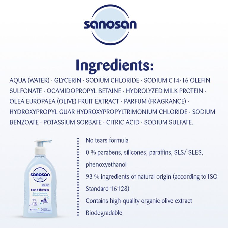 Sanosan baby Bath & Shampoo