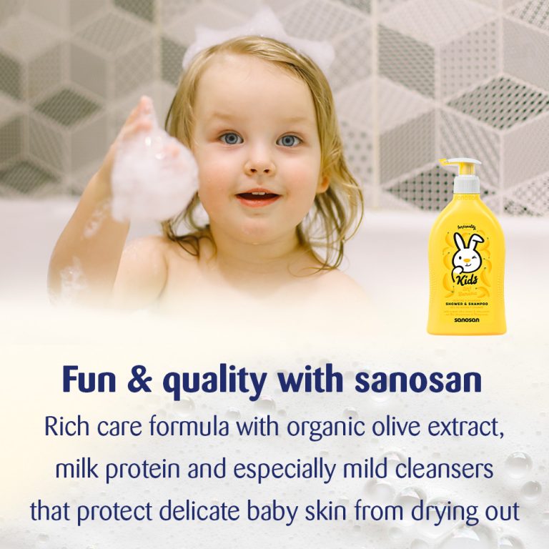 Sanosan kids Shower & Shampoo Banana