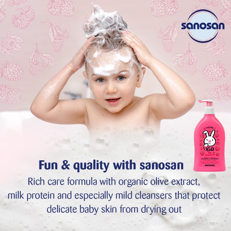 Sanosan kids Shower & Shampoo Raspberry