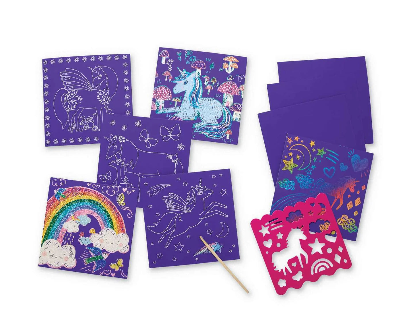 Crocodile Creek Sparkle Scratch Art activity set (Available in 2 Styles)