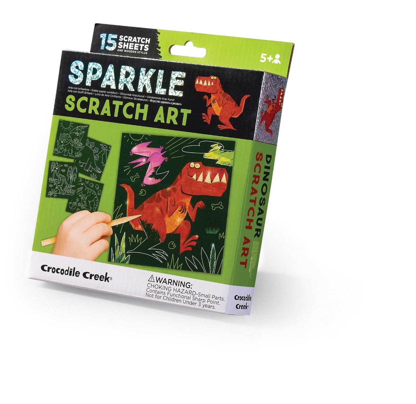 Crocodile Creek Sparkle Scratch Art activity set (Available in 2 Styles)