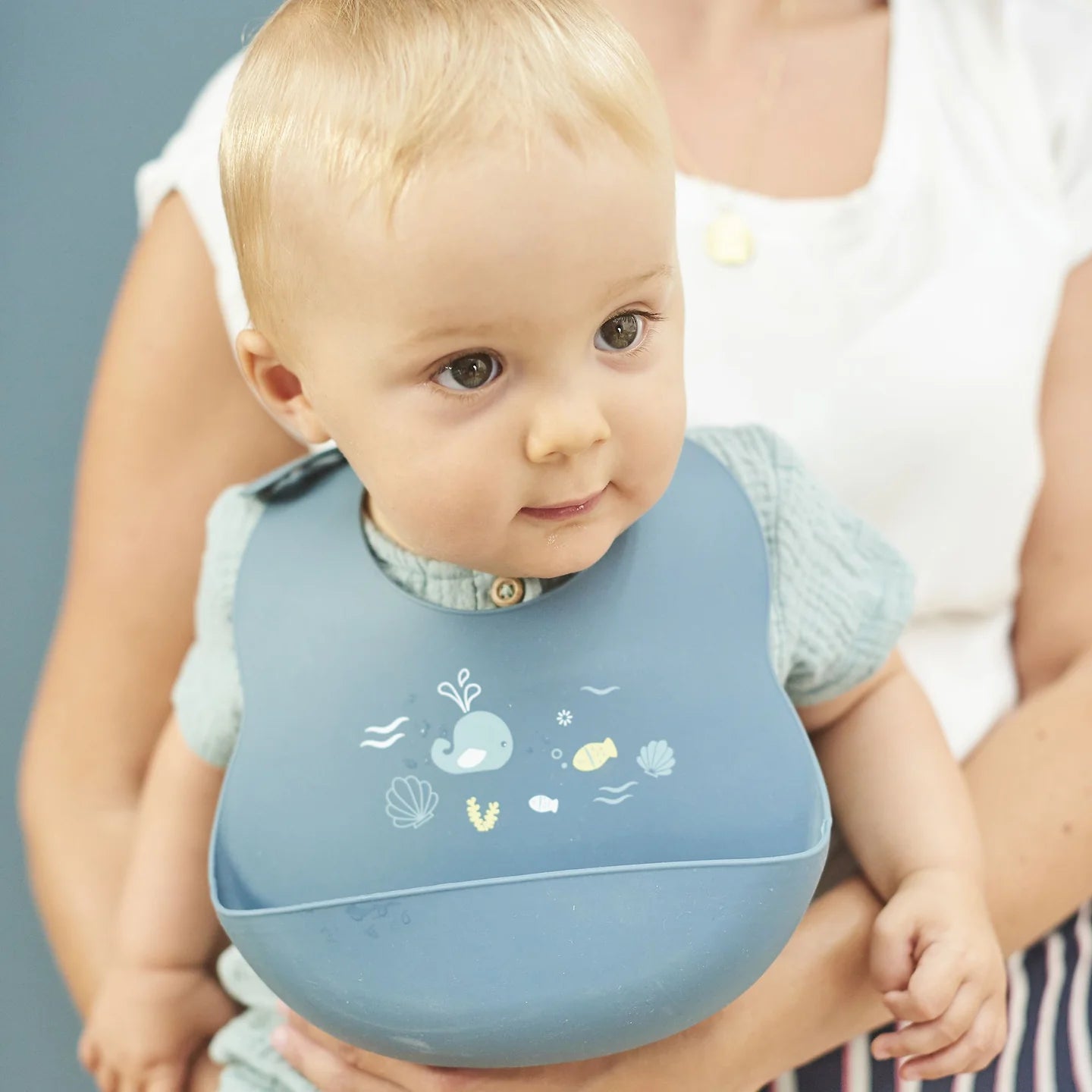 Nattou Silicon bib (Available in 7 colors)