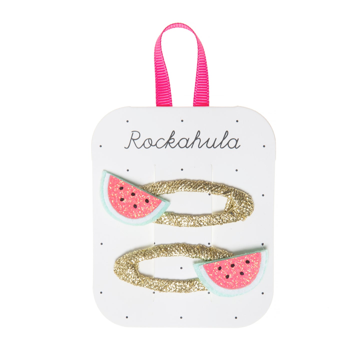 Rockahula Little Watermelon Glitter Clips