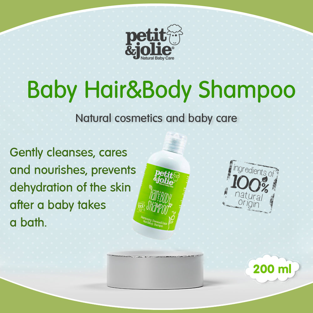 Petit&Jolie Baby Hair & Body Shampoo