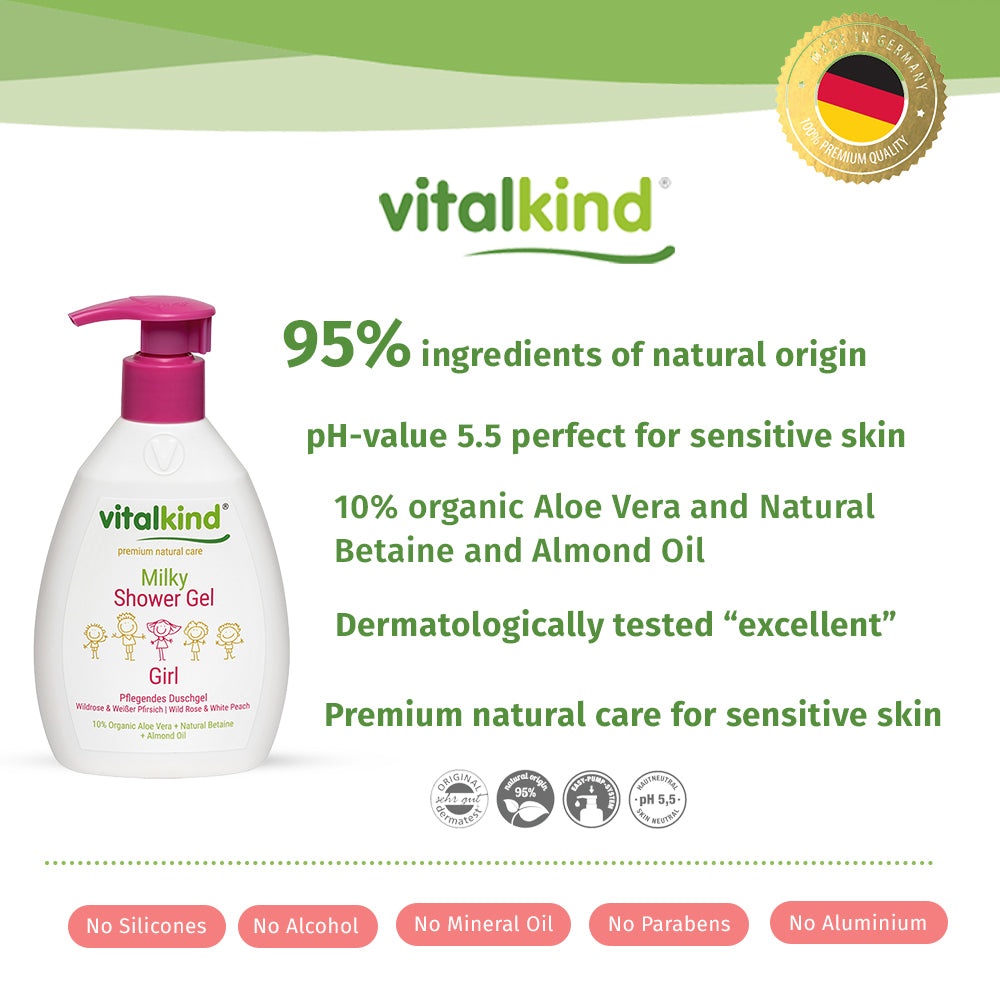 Vitalkind Milky Shower Gel Girl